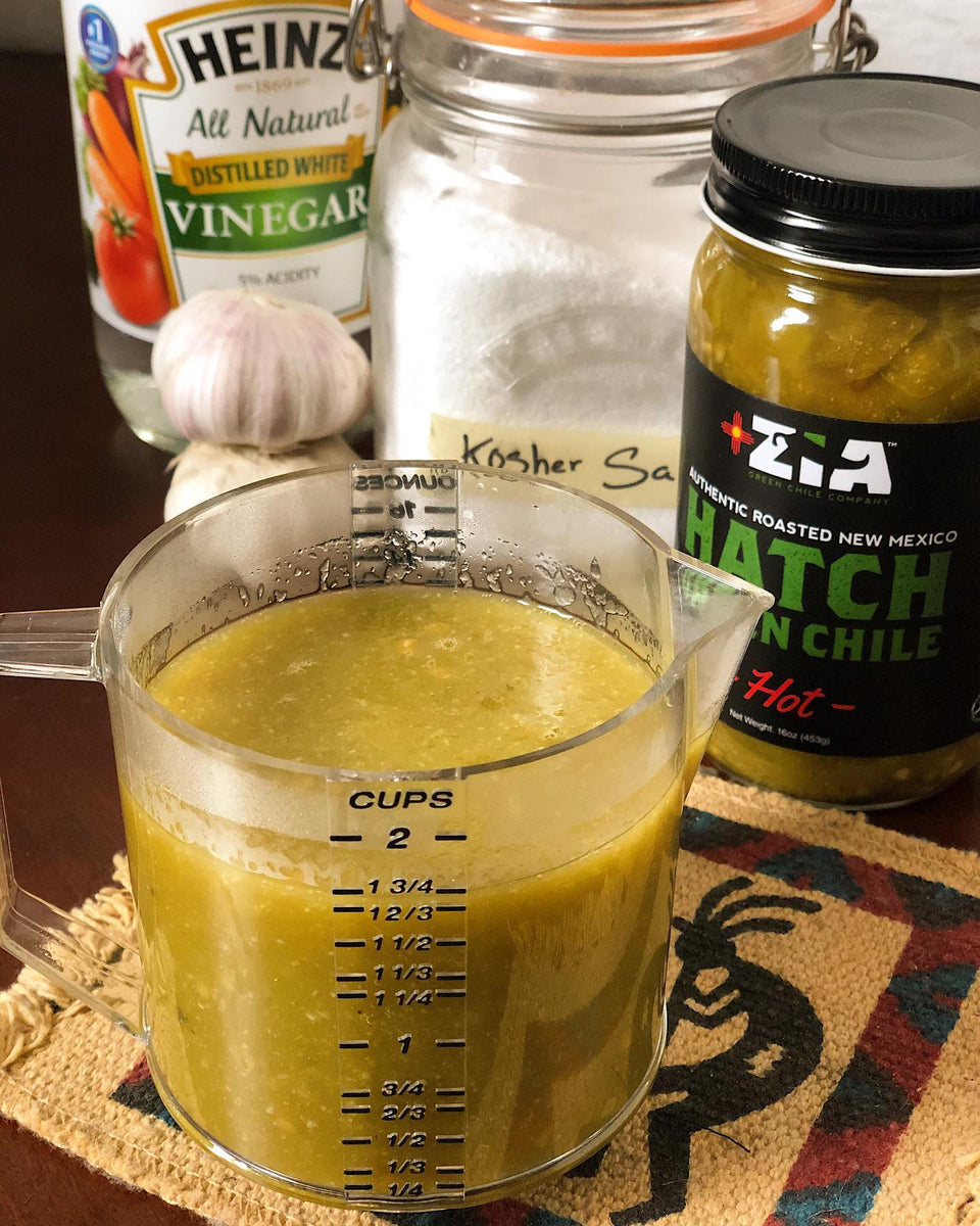 Homemade Hatch Chile Hot Sauce Zia Hatch Chile Company