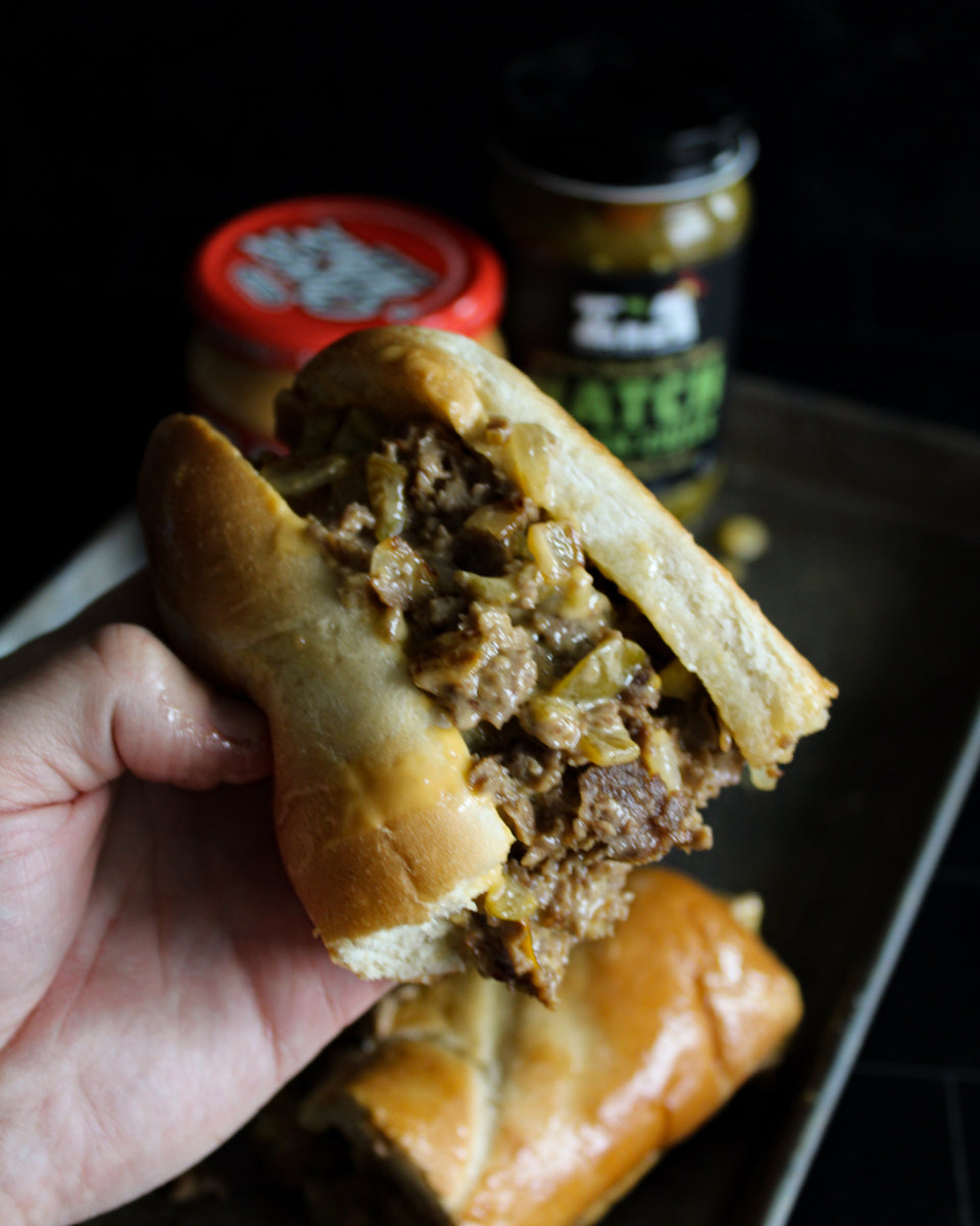 Hatch Green Chile Whiz Wit Philly Cheesesteak – Zia Hatch Chile Company