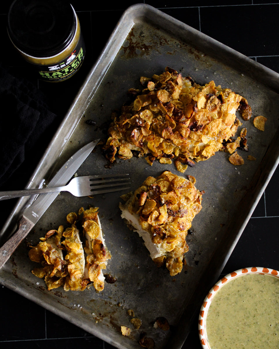 Hatch Green Chile Coated Ranch or Caesar Chicken Zia Hatch Chile Company