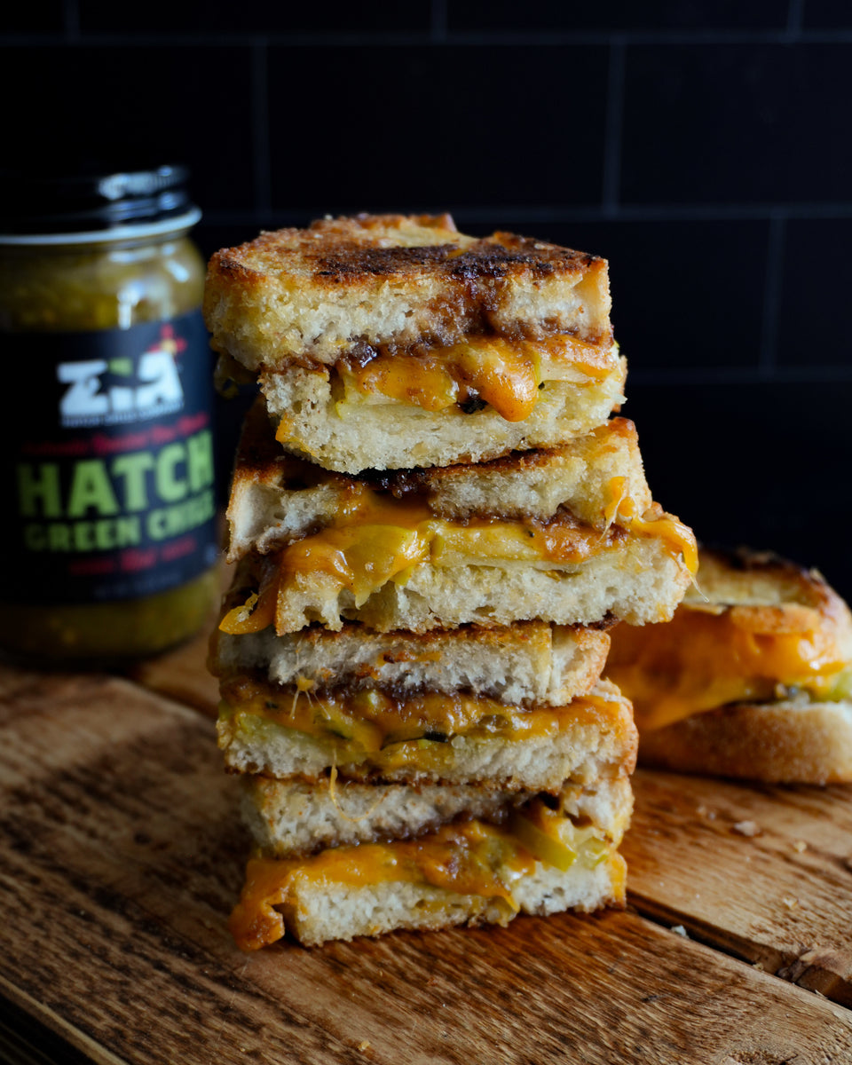 Hatch Green Chile Apple Grilled Cheese Zia Hatch Chile Company