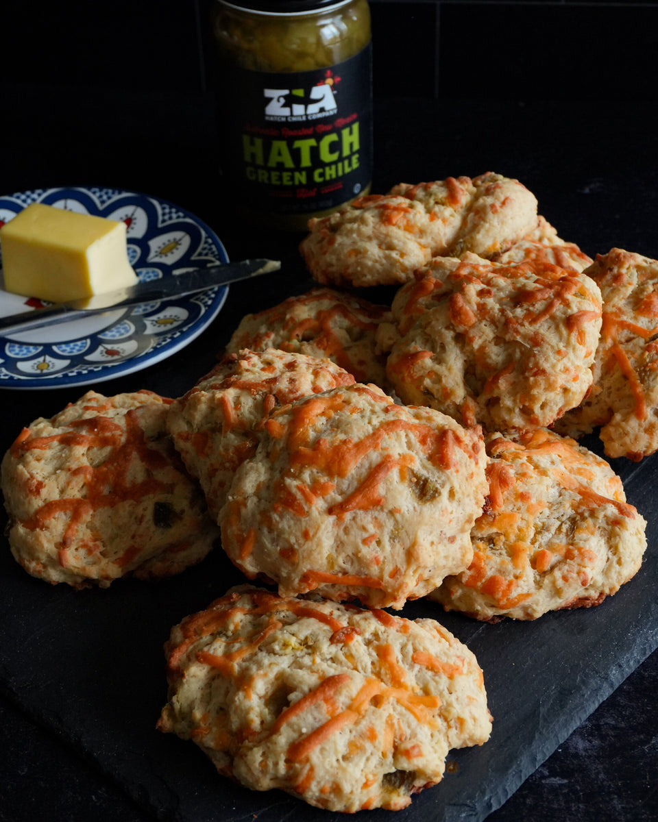 Hatch Green Chile Buttermilk Cheddar Biscuits – Zia Hatch Chile Company