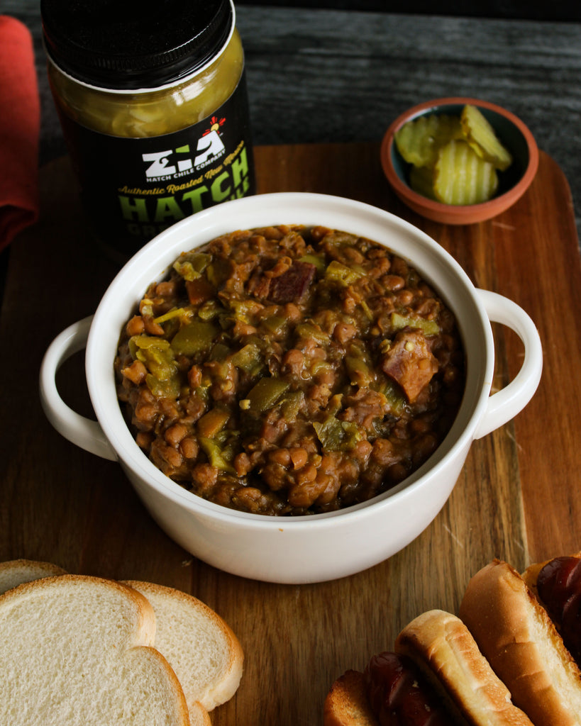 Hatch Green Chile Boston Baked Beans