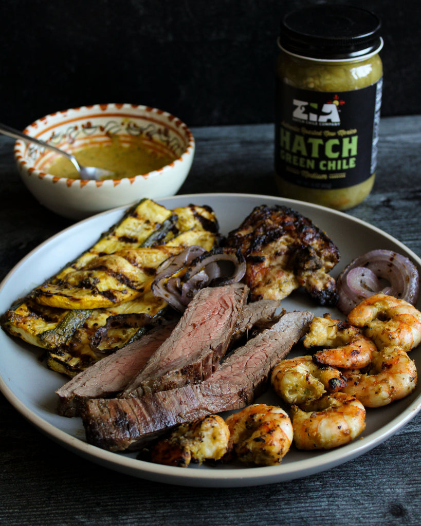 Hatch Green Chile Cilantro Lime Grilling Marinade
