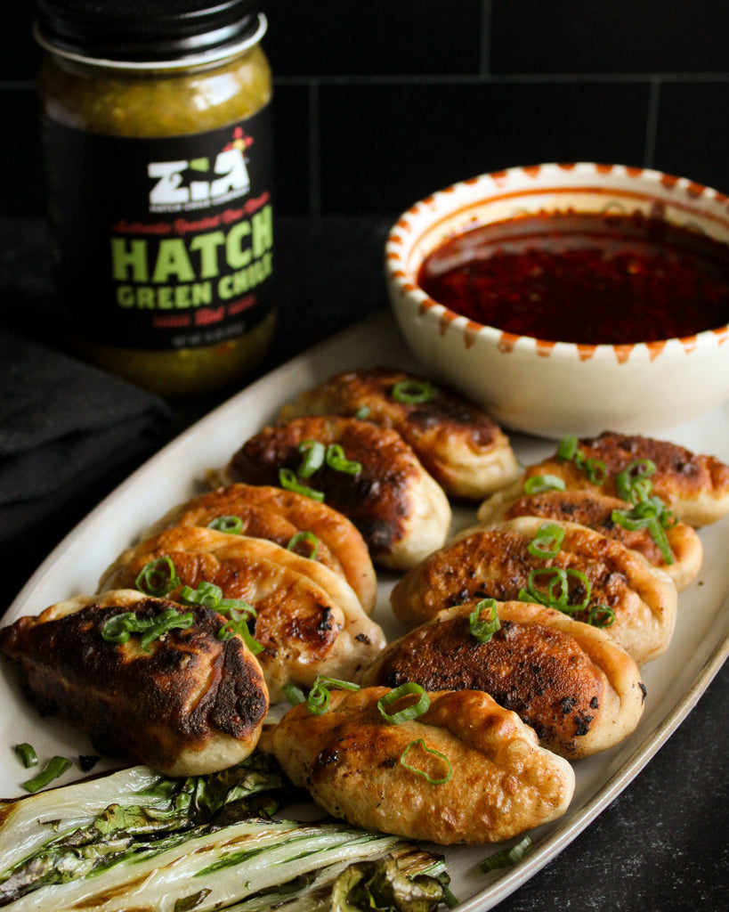 Hatch Green Chile Pork Dumplings