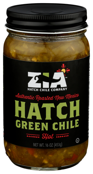 Roasted New Mexico Zia Hatch Green Chile (HOT)