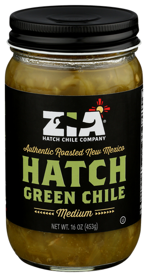 Roasted New Mexico Zia Hatch Green Chile (MEDIUM)