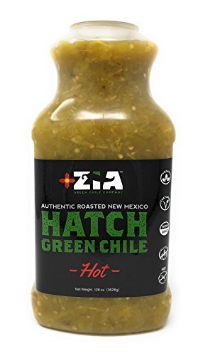 Roasted, Harvest Fresh Hot Hatch Green Chile (128oz Bulk Size)